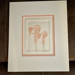 LISA WISCOMBE PULPIT SIGNED/NUMBERED EMBOSSED WATERCOLOR!!!